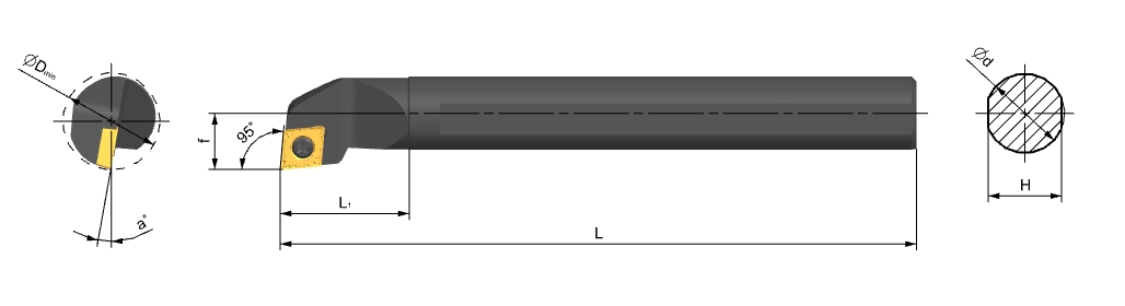 Державка S16Q-SCLCR06