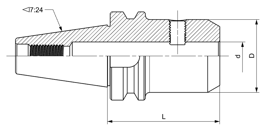 Оправка Weldon BT40-SLN40-100