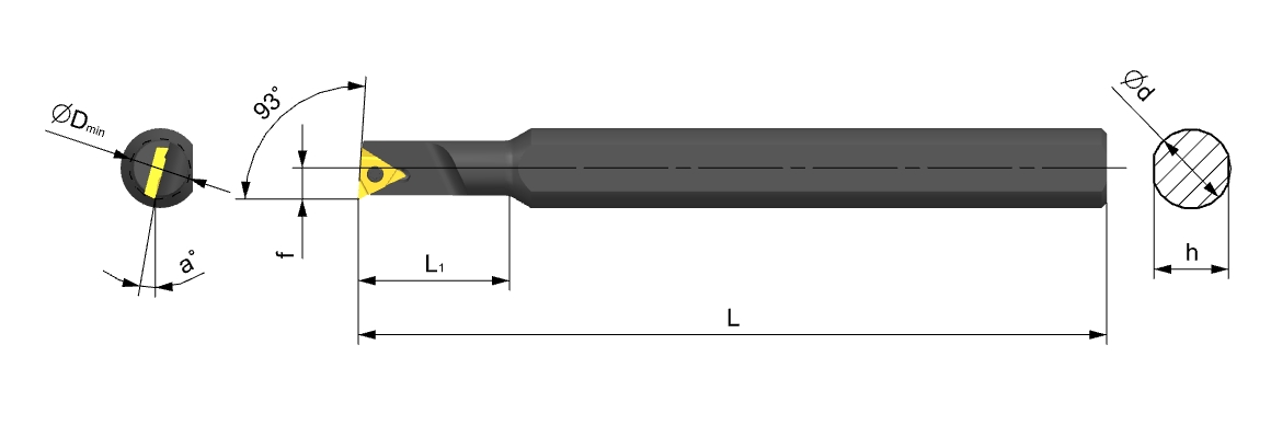 Державка D1207M-STUPR08