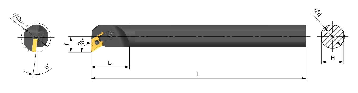 Державка S25S-MDUNR1504