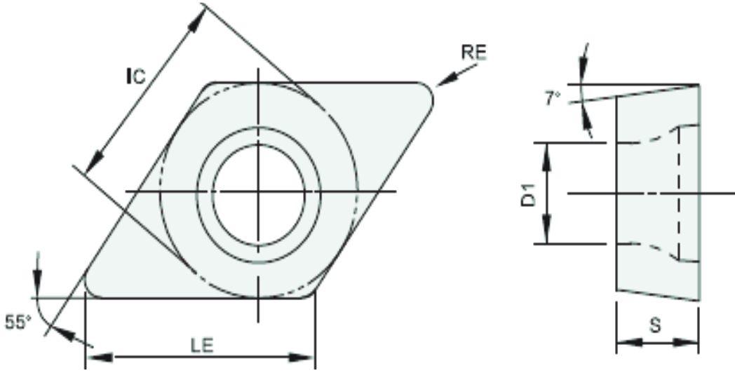 Пластина DNMG110404-QRO QE4337