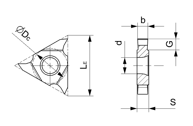 Пластина TGF32R150 NH8230
