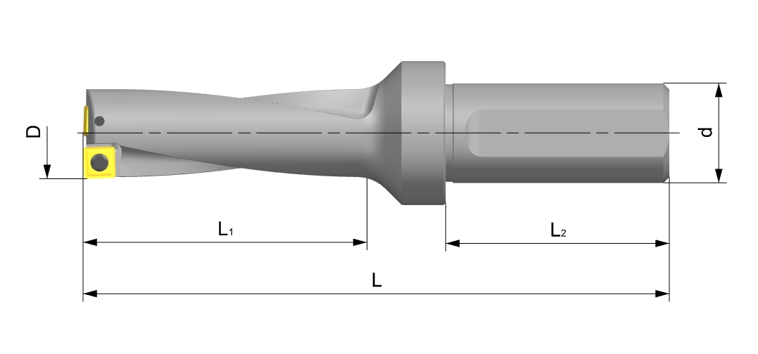 Корпус сверла C32-4D31-128SP09