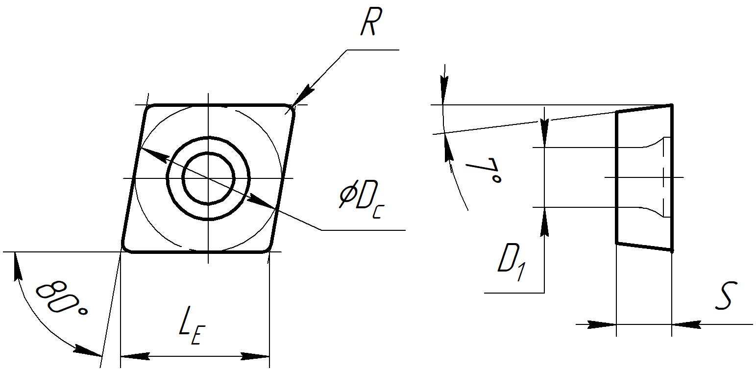 Пластина CCMT060208-QVT QE4337