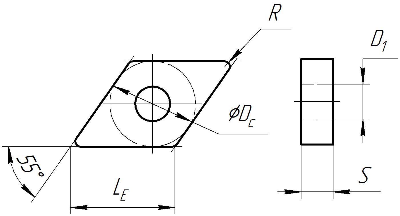 Пластина DNMG110408-QRH QE4337