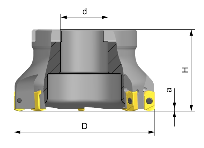 Корпус фрезы LNM03R-63-22-8Z