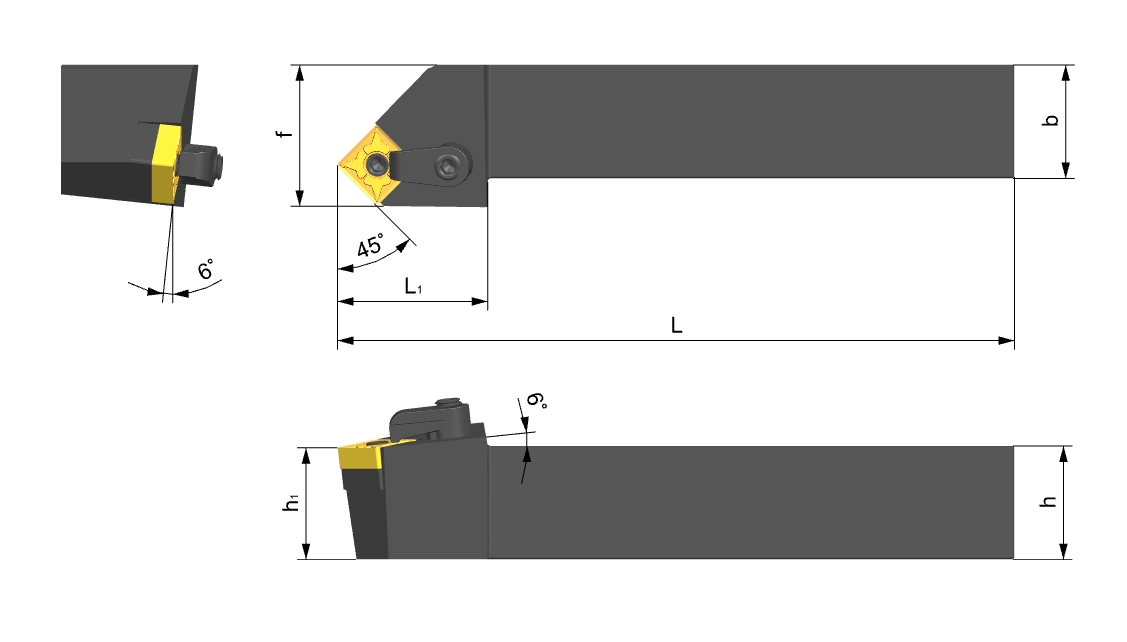 Державка MSSNR3232P12
