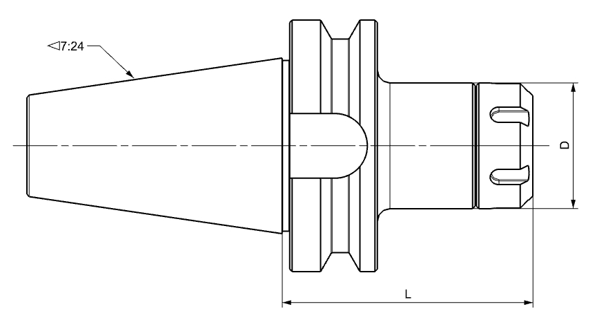Оправка цанговая BT50-ER20-100