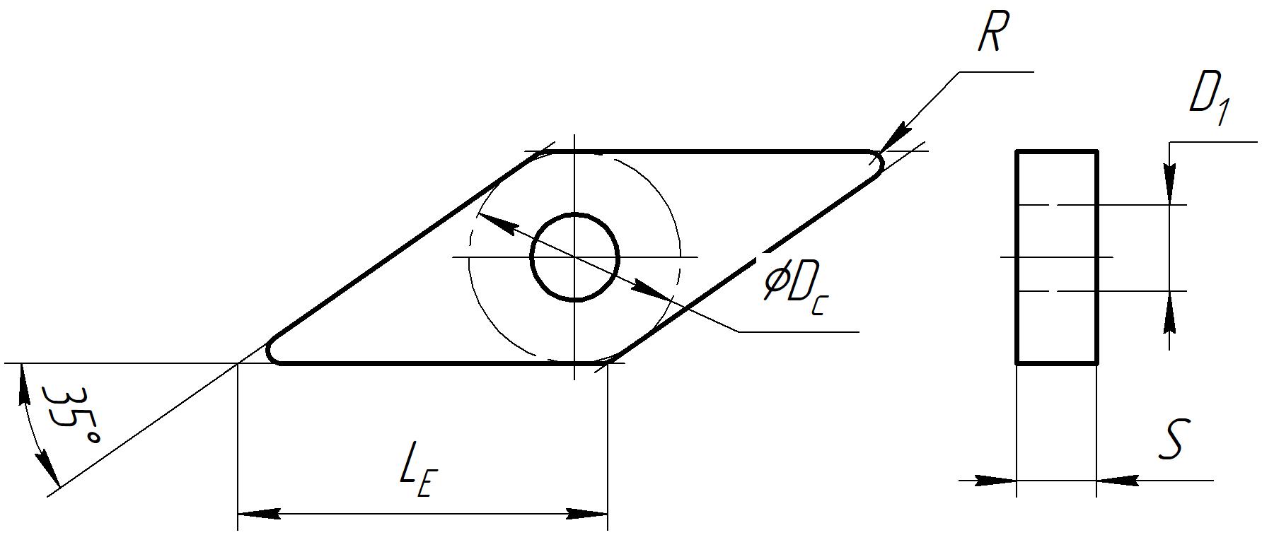Пластина VNMG160408-QOO QR3537